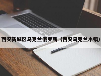 西安新城区乌克兰俄罗斯（西安乌克兰小镇）